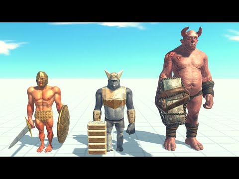 Achilles Ghor Hammer And Ogre Lord Vs Random Teams ARBS | Animal Revolt Battle Simulator