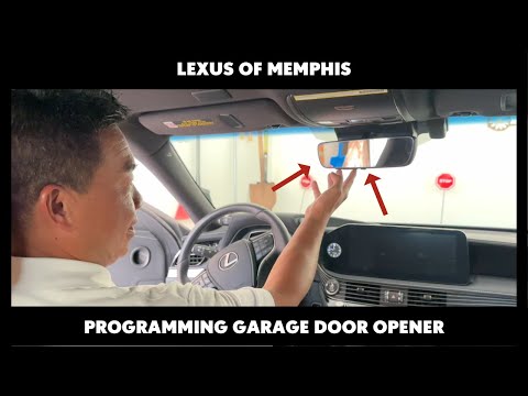 How to Program Garage Door Opener on a 2022 Lexus LS 500