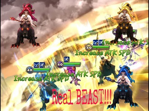 INSANE COMBO WOMBO MASHA,BARBARA,SAVANNAH-SUMMONERS WAR