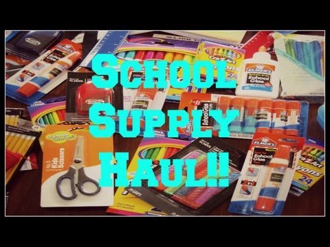 School Supply Haul!
