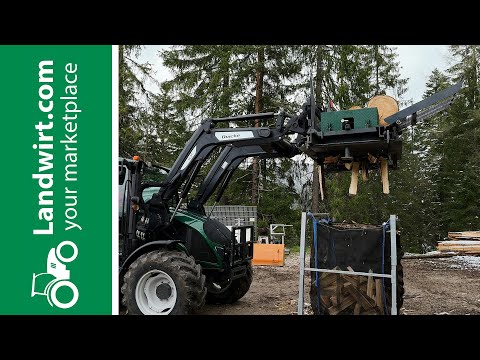 Schichtholzspalter selbst gebaut