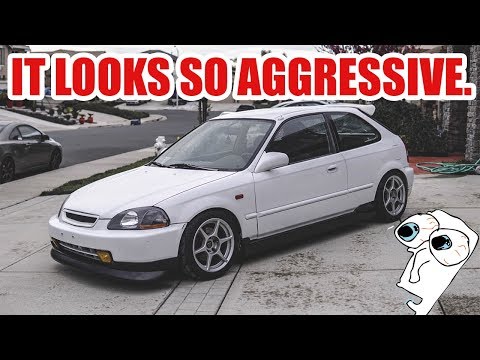 EK Hatch Gets Some SICK Sideskirts!