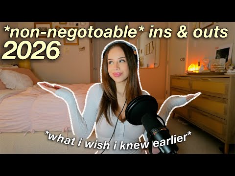 YOUR *NON-NEGOTIABLE* INS & OUTS FOR 2026 | rules we’re living by to be our best & happiest selves