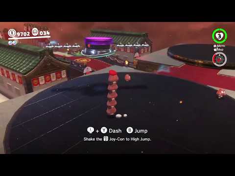 Super Mario Odyssey's goomba-stacking boss
