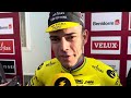 Wout van Aert na zege in Benidorm: “Heel mooi, maar misschien wel blijer met gevoel in de benen”
