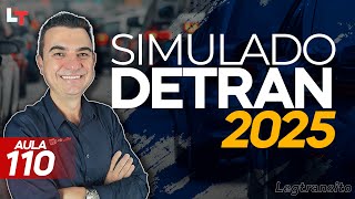 SIMULADO DETRAN QUESTÕES 2025 - AULA 110 #SimuladoLegTransito2025 #Detran2025