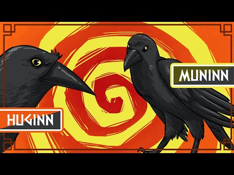Huginn And Muninn - Odin's Guardian Ravens | Mythology World Illustrated