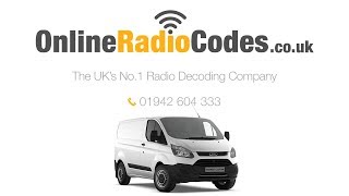 🚗 Ford Transit Radio Code Unlock Your Stereo With The Serial