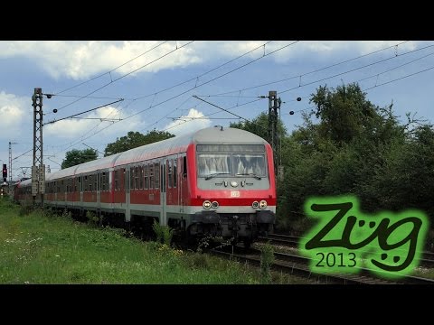 BR111 mit n-Wagen, Wittenberger - Main-Neckar-Bahn - RB68 Frankfurt - Heidelberg (Kurzvideo)