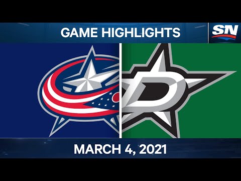 NHL Game Highlights | Blue Jackets vs. Stars – March 04, 2021