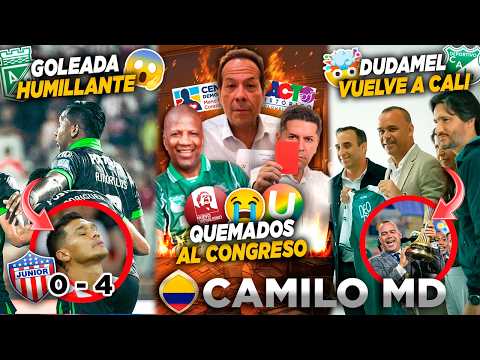 🔥NACIONAL SE C0GIÓ A JUNIOR EN BARRANQUILLA😱EL CANTANTE DEL GOL SE QUEMÓ😭 DUDAMEL VUELVE AL CALI😎