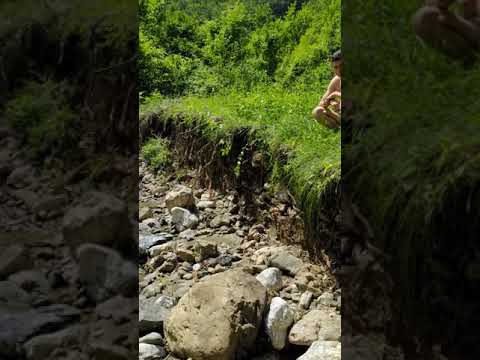 Valea inzelului dupa ploi iunie 2020