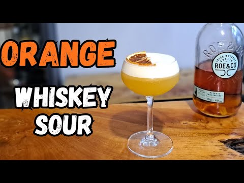 ORANGE Whiskey Sour Recipe (Stone Sour)
