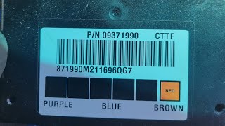 2001, 2002, 2003 Chevrolet S-10 Blazer BCM Location and Removal