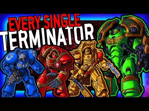ALL TERMINATOR ARMOUR | Warhammer 40,000 Lore Explained