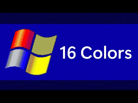 Windows XP Setup in 16 colors!