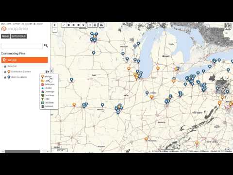 Mapping Custom Color Pins
