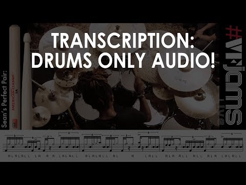 VFJams LIVE! - Sean Wright – Transcription (Drums Only Audio!)