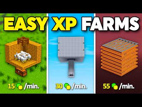 5 EASY XP FARMS you MUST HAVE! (Minecraft 1.21.11)