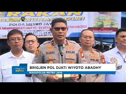 POLDA METRO JAYA GELAR GERAKAN PANGAN MURAH JELANG HUT KE-80 RI