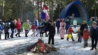 preview picture of video 'Масленица - 2019: в Червене проводили зиму'