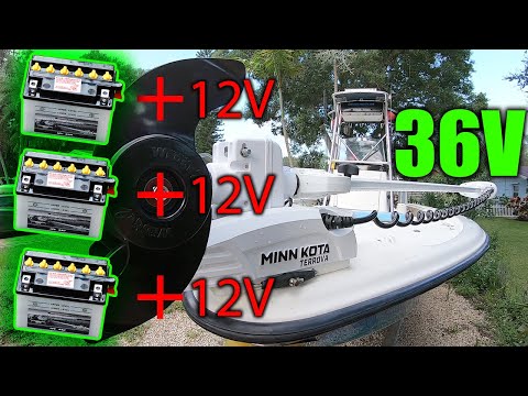 Installing 36V battery system for trolling motor (36 Volt Battery)