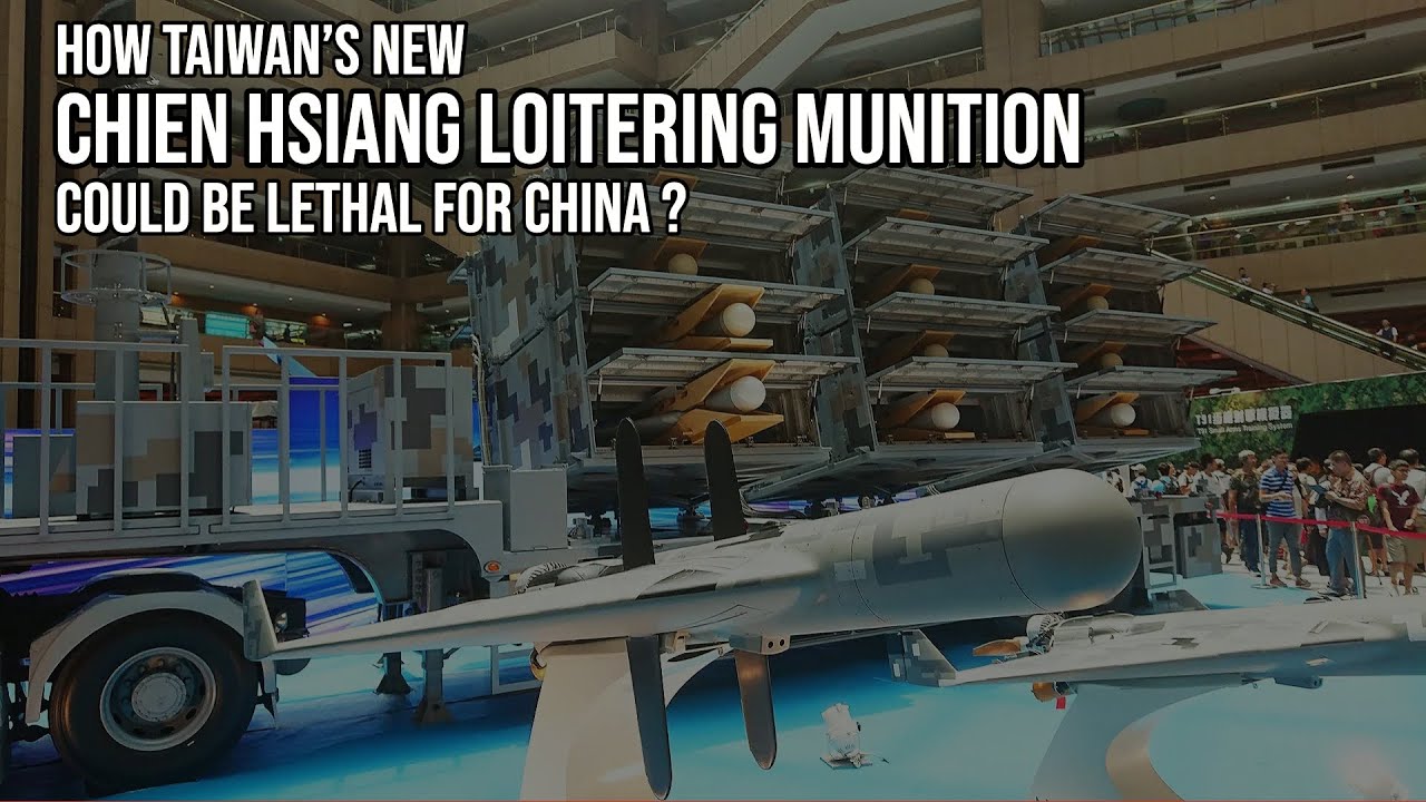 #Taiwan unveils #TengYun Anti Radiation loitering munition !