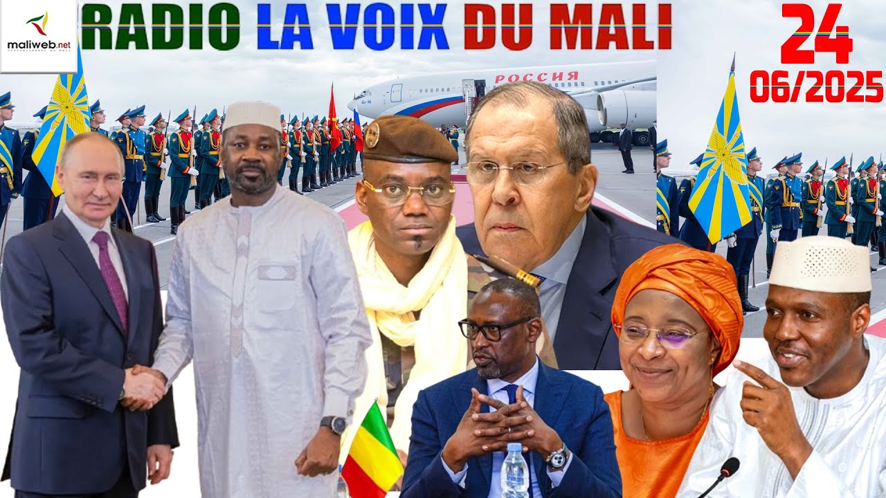 La Revue de Presse de la RADIO LA VOIX DU MALI du 24 Juin 2025