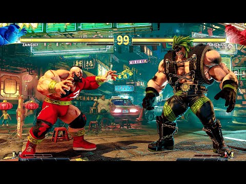 Street Fighter 5 | Zangief vs Abigail | PS5 Gameplay