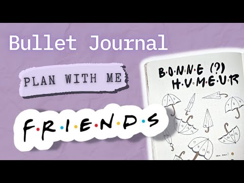BULLET JOURNAL NOVEMBRE : PLAN WITH ME ✨ (facile et esthétique !) 💙📺
