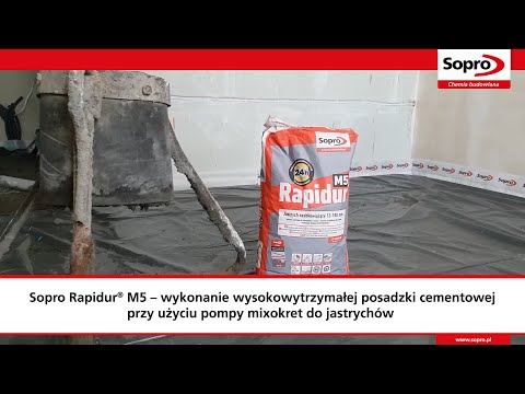 Jak wykonać posadzkę cementową przy użyciu Sopro Rapidur® M5?