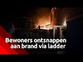 De brand veroorzaakte flinke schade aan het huis aan de Gender in Oisterwijk