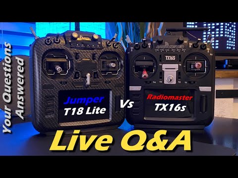 Jumper T18 vs Radiomaster TX16s Live Q&A - Your Questions Answered