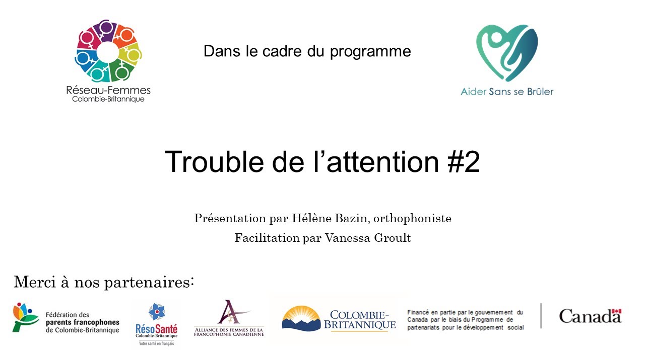 Trouble de l'attention #2: plus d'outils