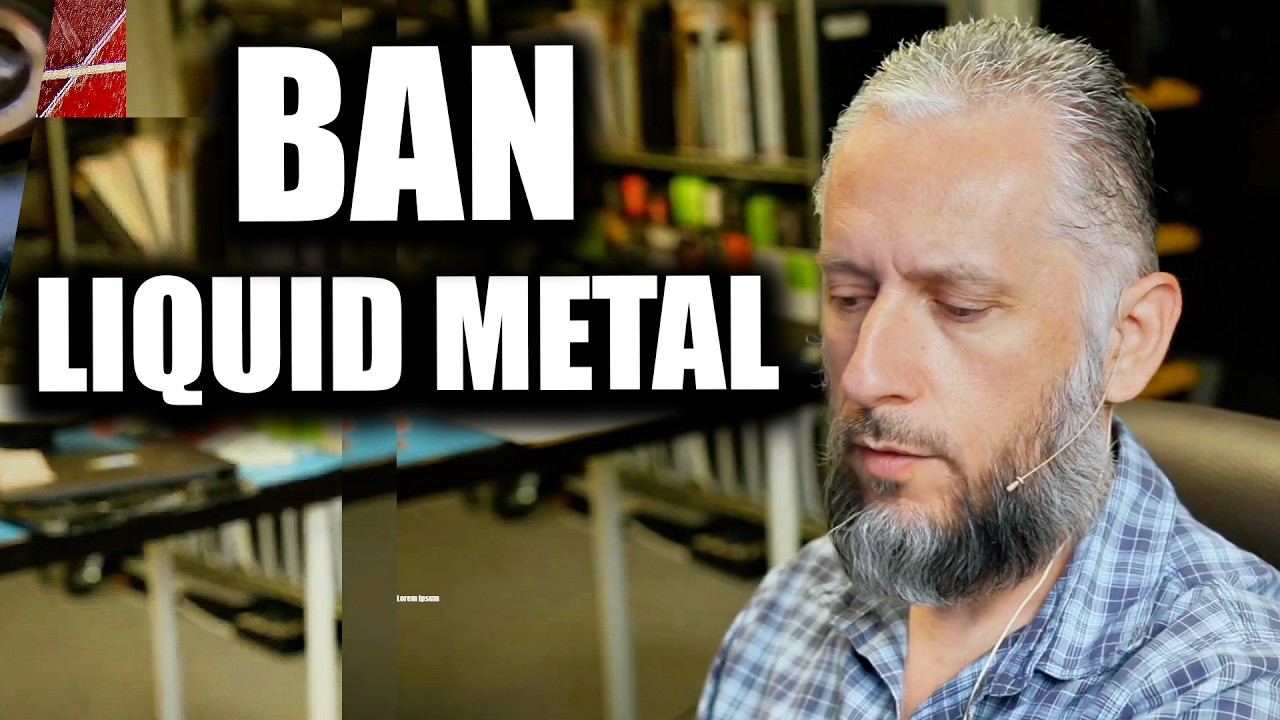 أسوأ فوضى في وحدة معالجة الرسومات رأيتها مدمرة بسبب Liquid Metal - YouTube