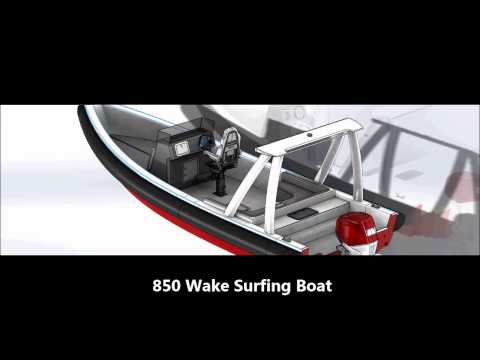 850 Wake Surfing Boat