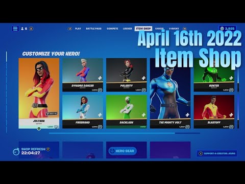 Fortnite Item Shop April 16th 2022 | Imagined Override