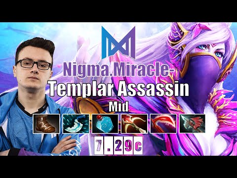 Templar Assassin Mid | Nigma.Miracle- | MIRACLE IS READY FOR ANIMAJOR | 7.29c Gameplay Highlights