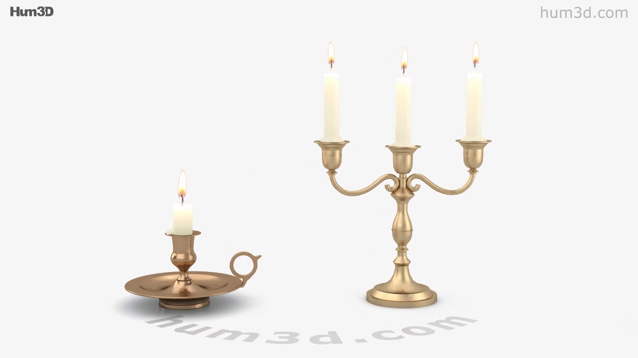 Candlestick 3D model by 3DModels.org
