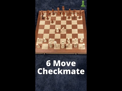 Part of a video titled How to Checkmate Your Opponent in 6 Moves #Shorts - YouTube