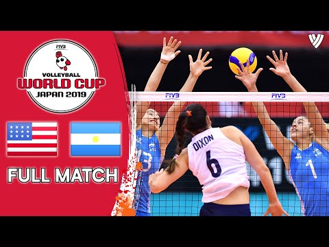 USA 🆚 Argentina - Full Match | Women’s Volleyball World Cup 2019