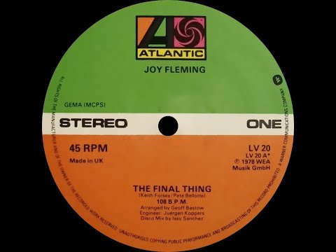 Joy Fleming ‎– The Final Thing (Full Version) ℗ 1978