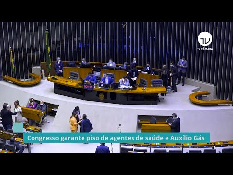 Congresso garante piso de agentes de saúde e Auxilio Gás - 17/12/21