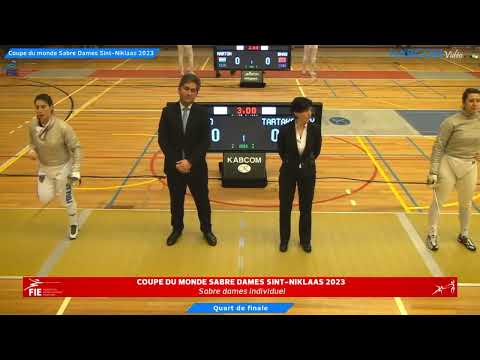 Sint Niklaas World Cup 2023 SWS - L8 - Rossella Gregorio ITA v Elizabeth Tartakovsky USA