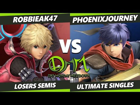 DAT Monday Meltdown 221 Losers Semis - RobbieAK47 (Shulk) Vs. PhoenixJourney (Ike) SSBU Ultimate