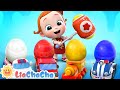 Surprise Eggs Song EP66 Surprise Eggs Crack Crack Crack LiaChaCha Nursery Rhymes Baby Songs