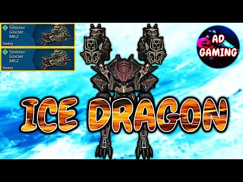 ICE DRAGON - AO JUN GLACIER Gameplay - War Robots MK2 Gameplay WR