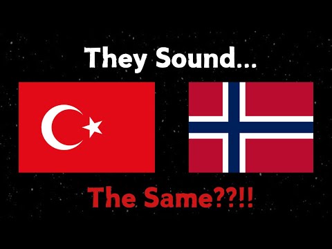 Why do Norwegian and Turkish Sound Similar? 🇹🇷🇳🇴