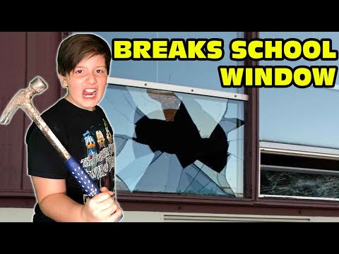Kid Breaks Window At School - Teacher Calls Parents!