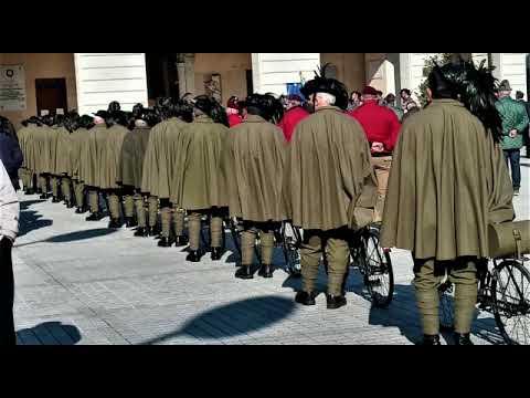 San Donà di Piave alzabandiera in Piazza Indipendenza 6 Marzo 2022